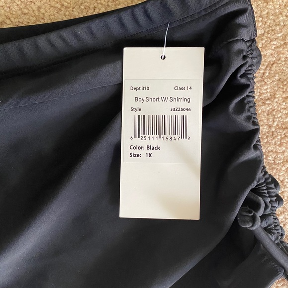 Bathing Suit Swim Bottoms, Boy Short Style - Picture 3 of 4